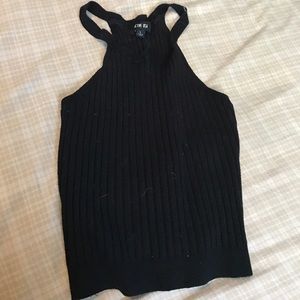 Black crop top