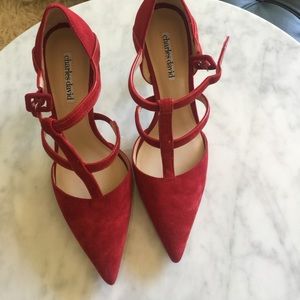 Red Charles David Heels