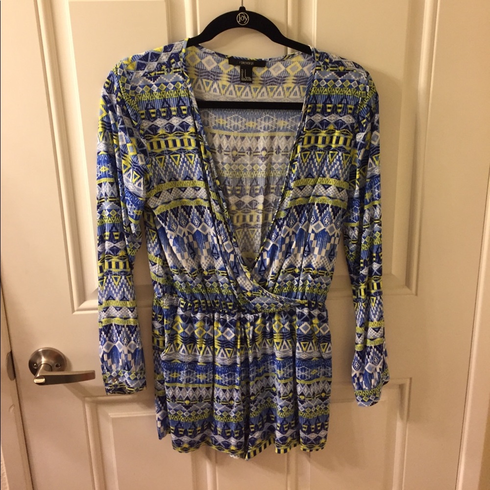 Long sleeve romper