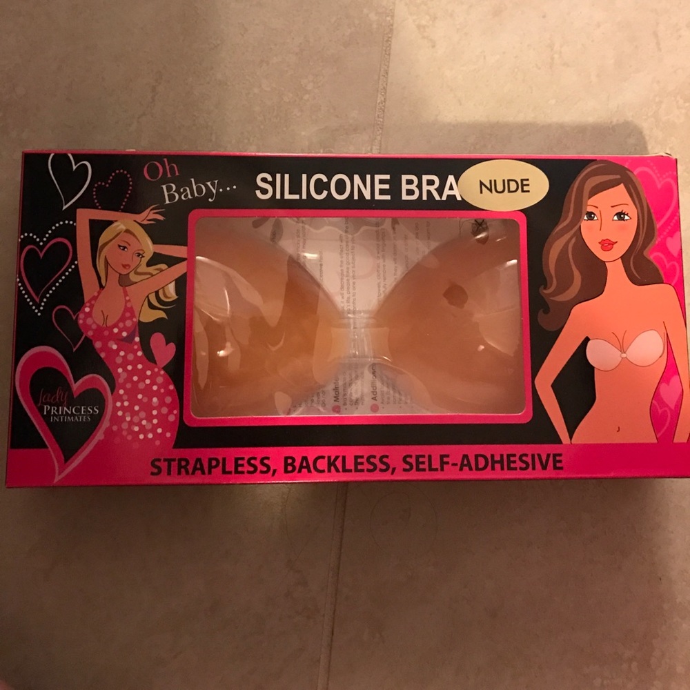 Silicone sticky bra!