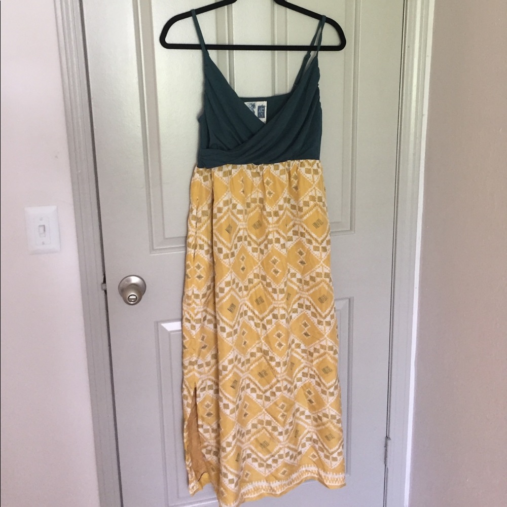 Anthropology African print dress