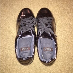 metallic sneakers