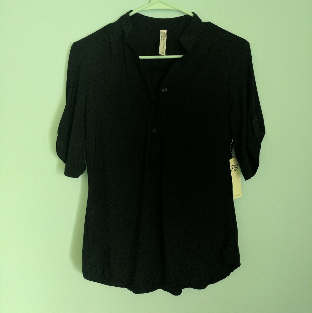 Black dress top