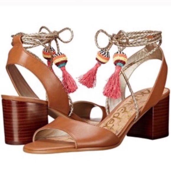 Sam Edelman Shani Block Heel City Sandal Size 9 - Picture 5 of 8