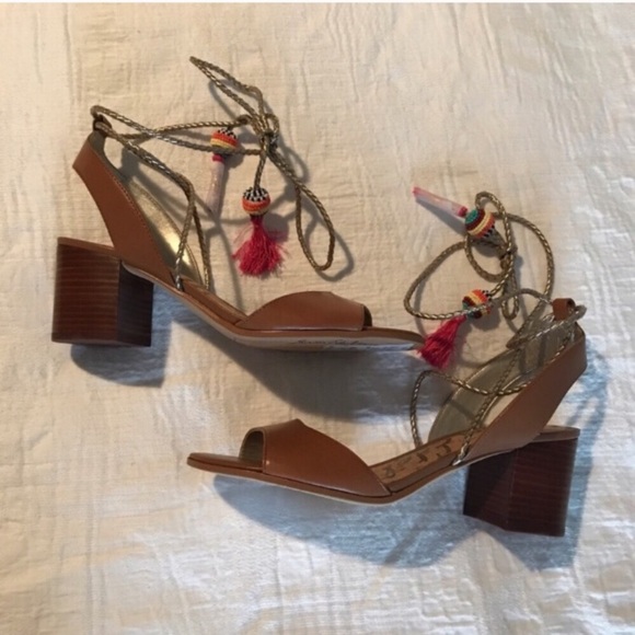 Sam Edelman Shani Block Heel City Sandal Size 9 - Picture 6 of 8