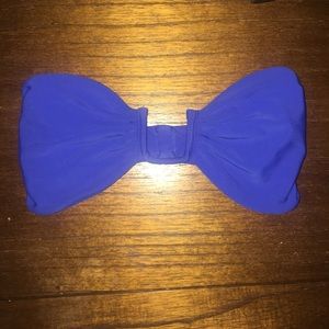 Royal blue Mikoh strapless bikini top