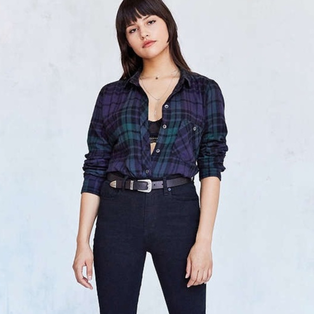 BDG Flannel Purple and Green NWT Lowest Price!