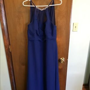 Alfred Angelo floor length chiffon bridesmaid