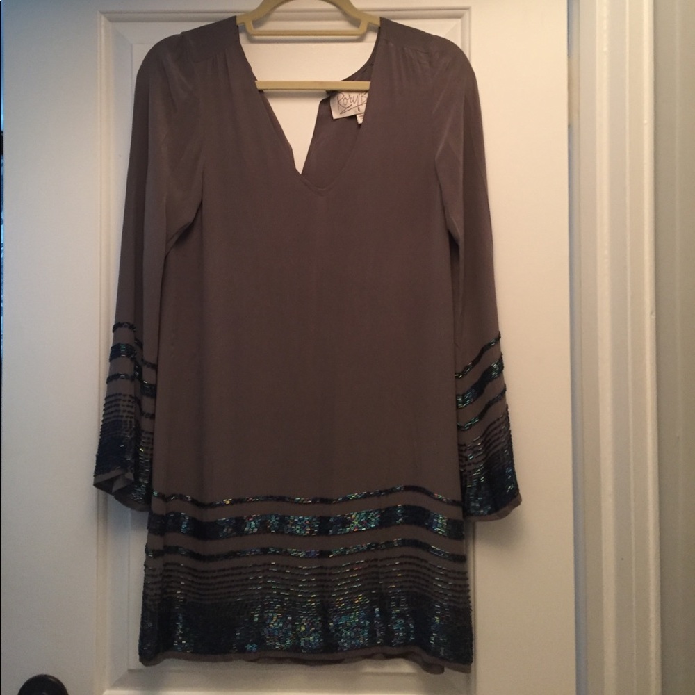 Rory Beca Sequin Gray Dress XS