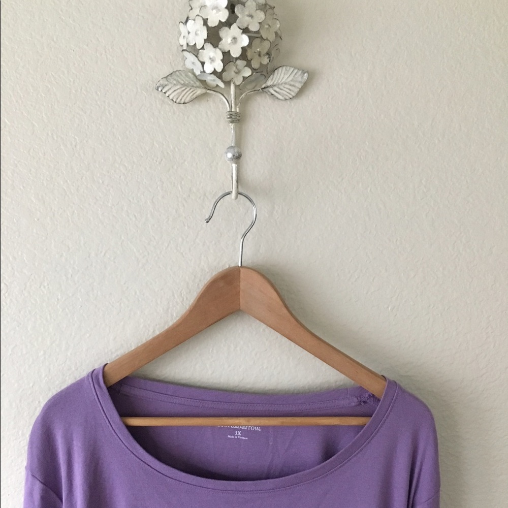 📍FINAL DROP croft & barrow rolled sleeved tee $26 - Picture 4 of 8