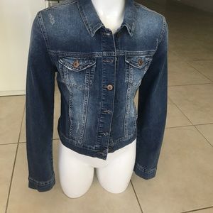 New With Tags  Mavi distressed denim jean jacket