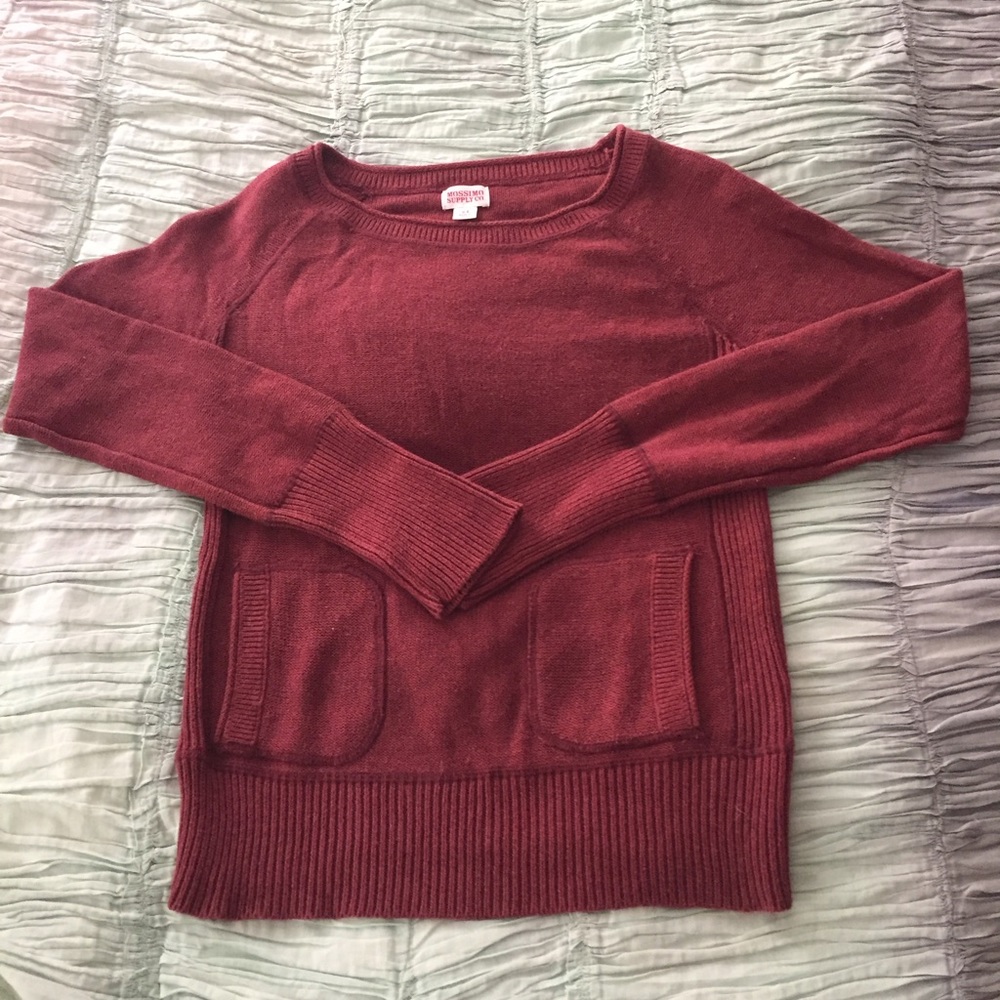 🐙Mossimo 2 Pocket Cotton Sweater
