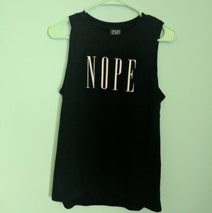 Nope tank top