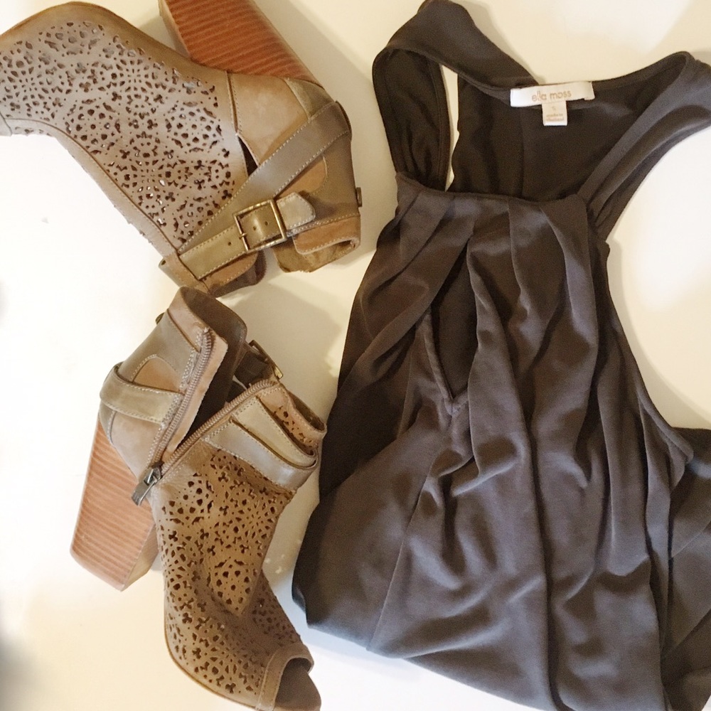 Ella Moss 'Isabella' Pleat Front Tank