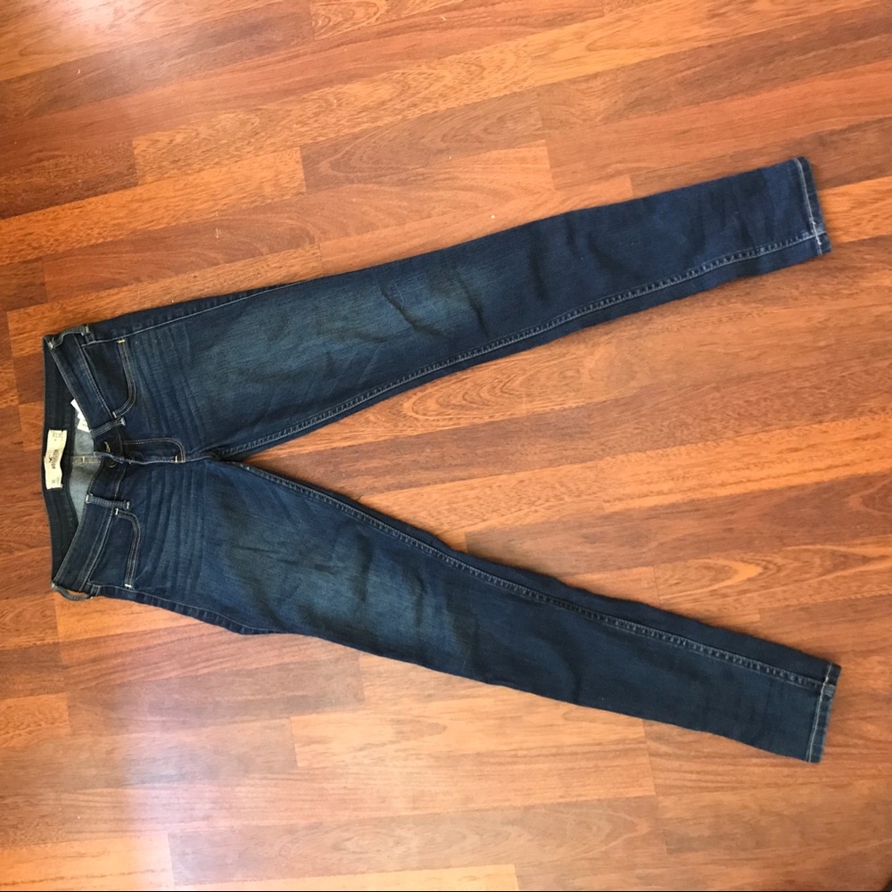Dark denim jeans