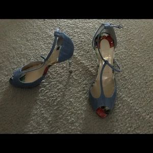 Christian Louboutin Serona denim Hawaii heal