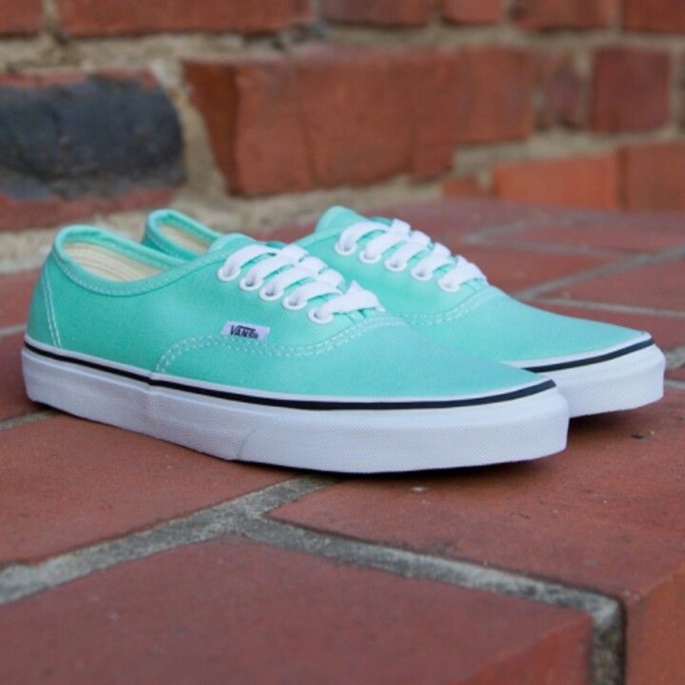 Teal/Aqua Vans