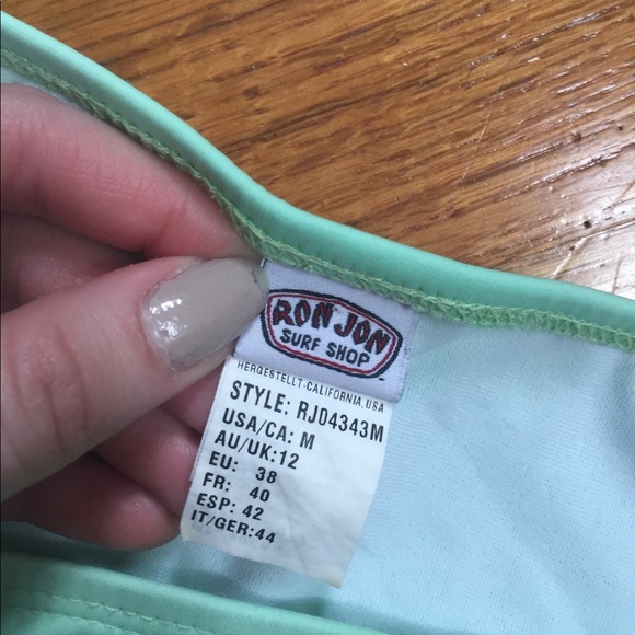 Mint Green Bikini Bottoms - Picture 4 of 5