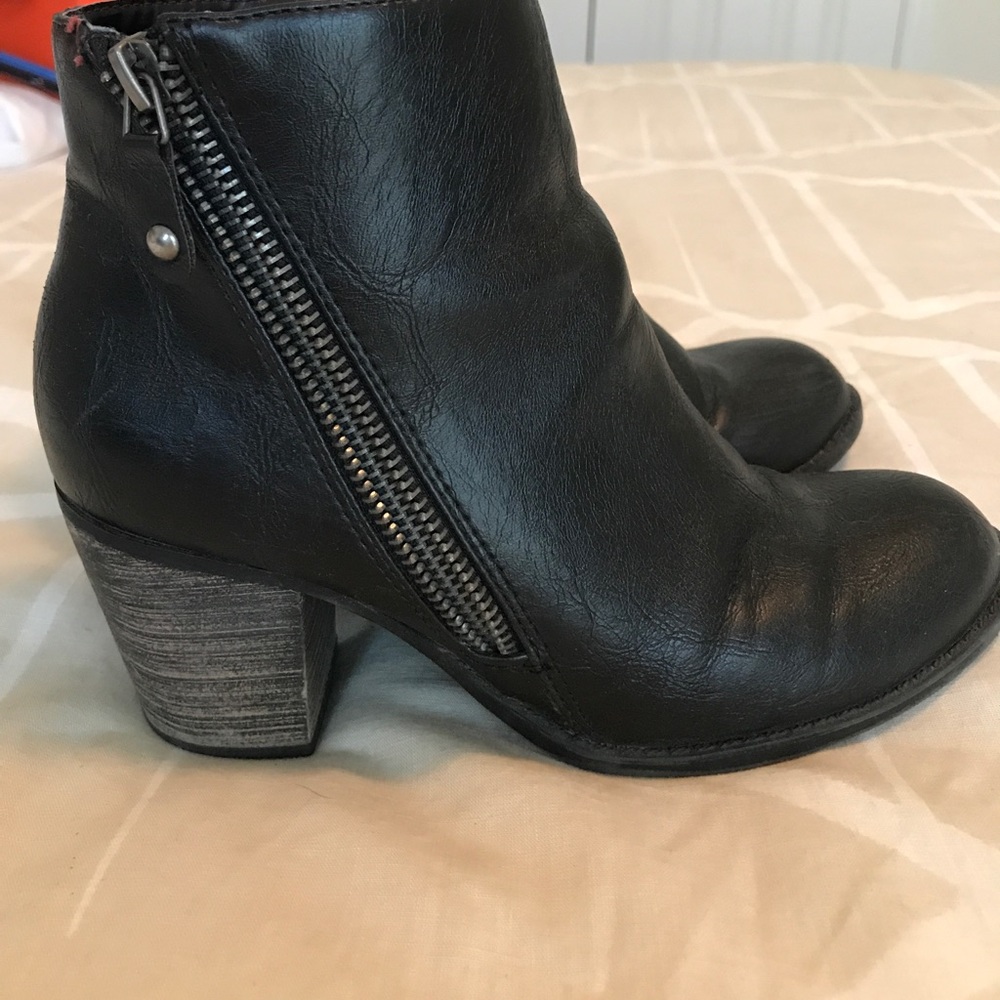 Cute black booties