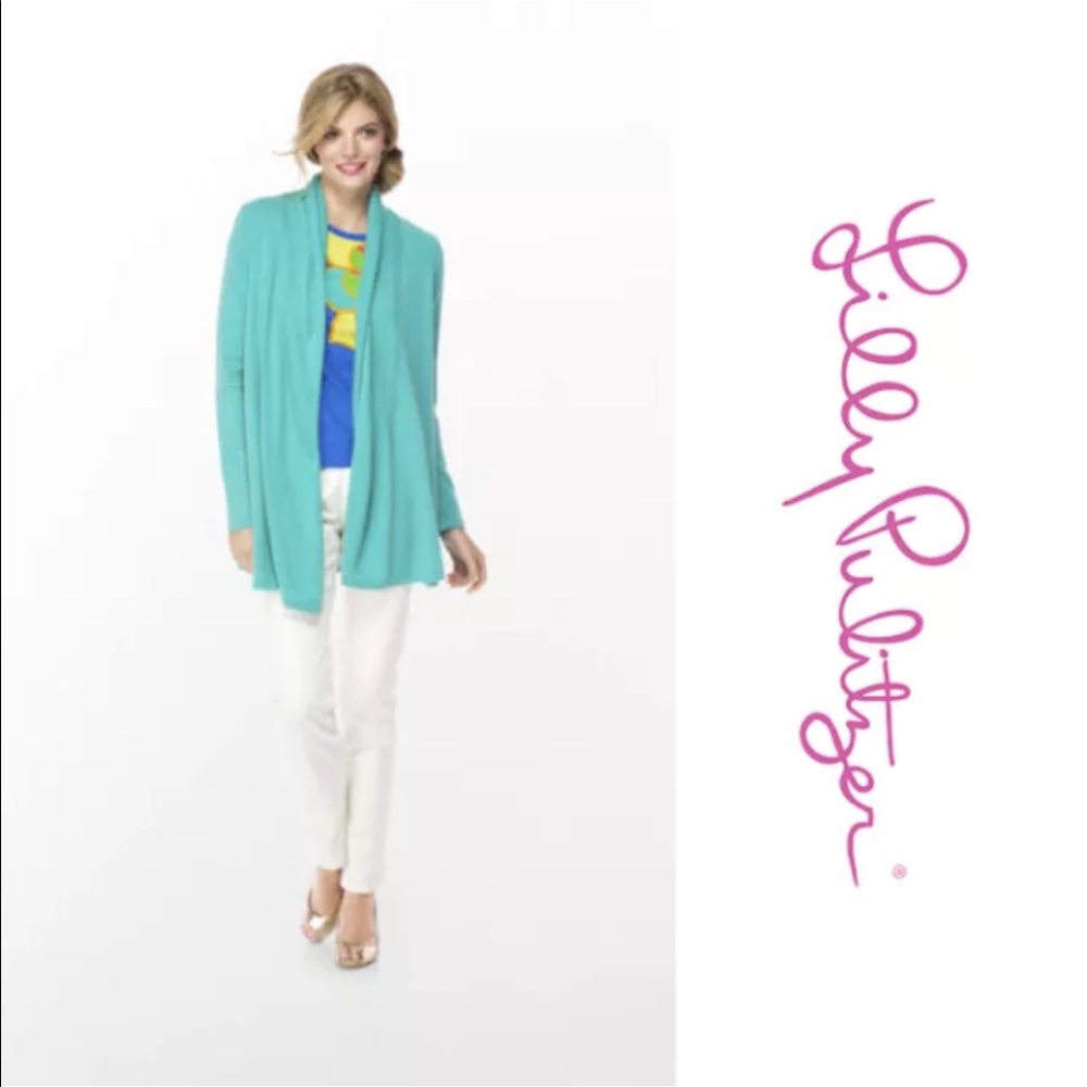 Lilly Pulitzer 100 % Cashmere Sweater XL Holes