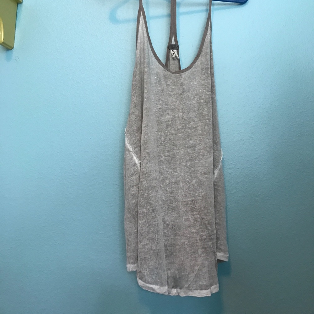 cute free people tank worn once!!