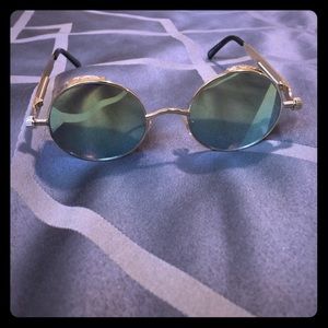 Gold steampunk shades