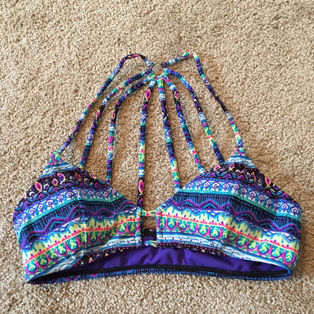 LA Hearts Strappy Back Bikini Top