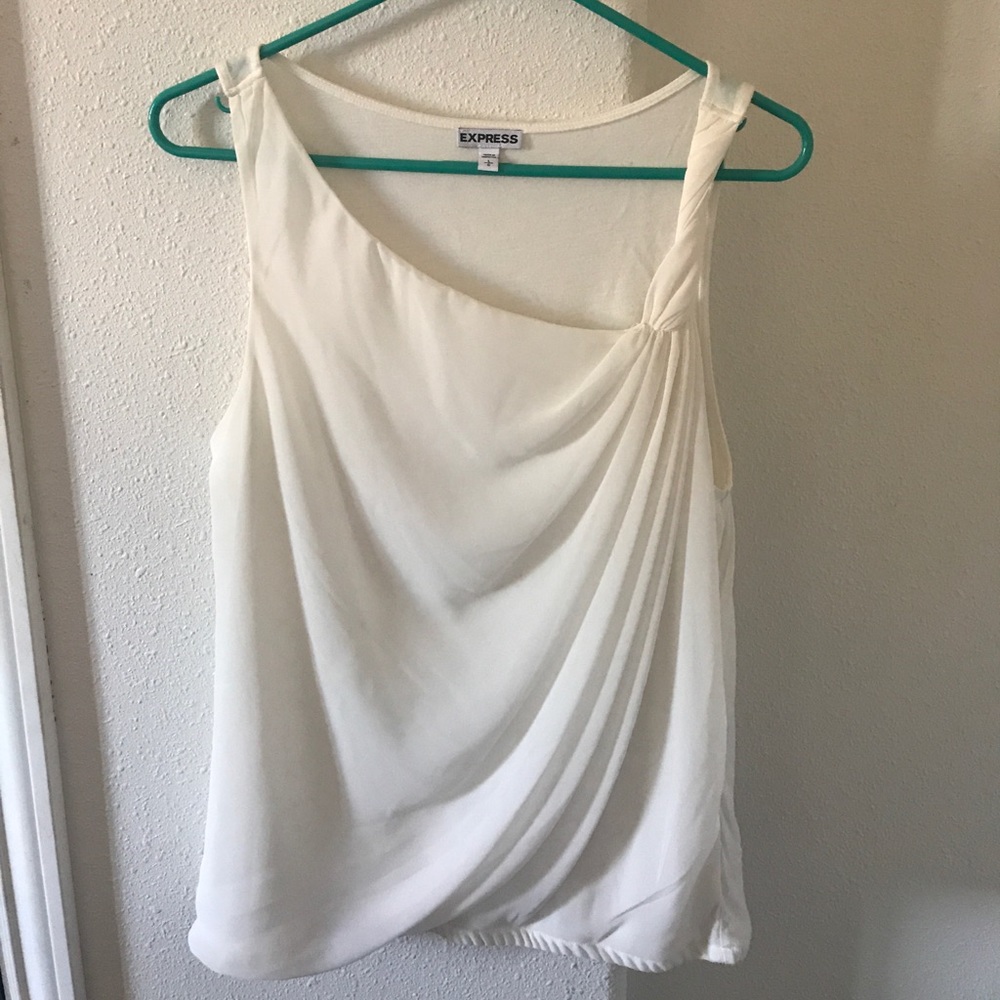 Large Express Tank Top in Cream