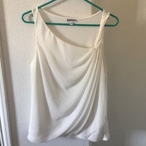 Large Express Tank Top in Cream
