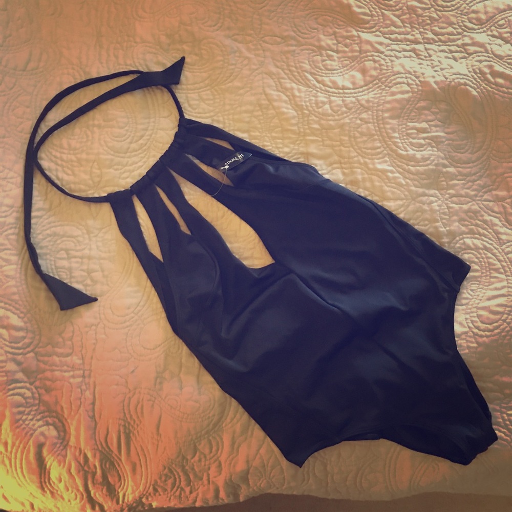 NWT Black one piece swimsuit