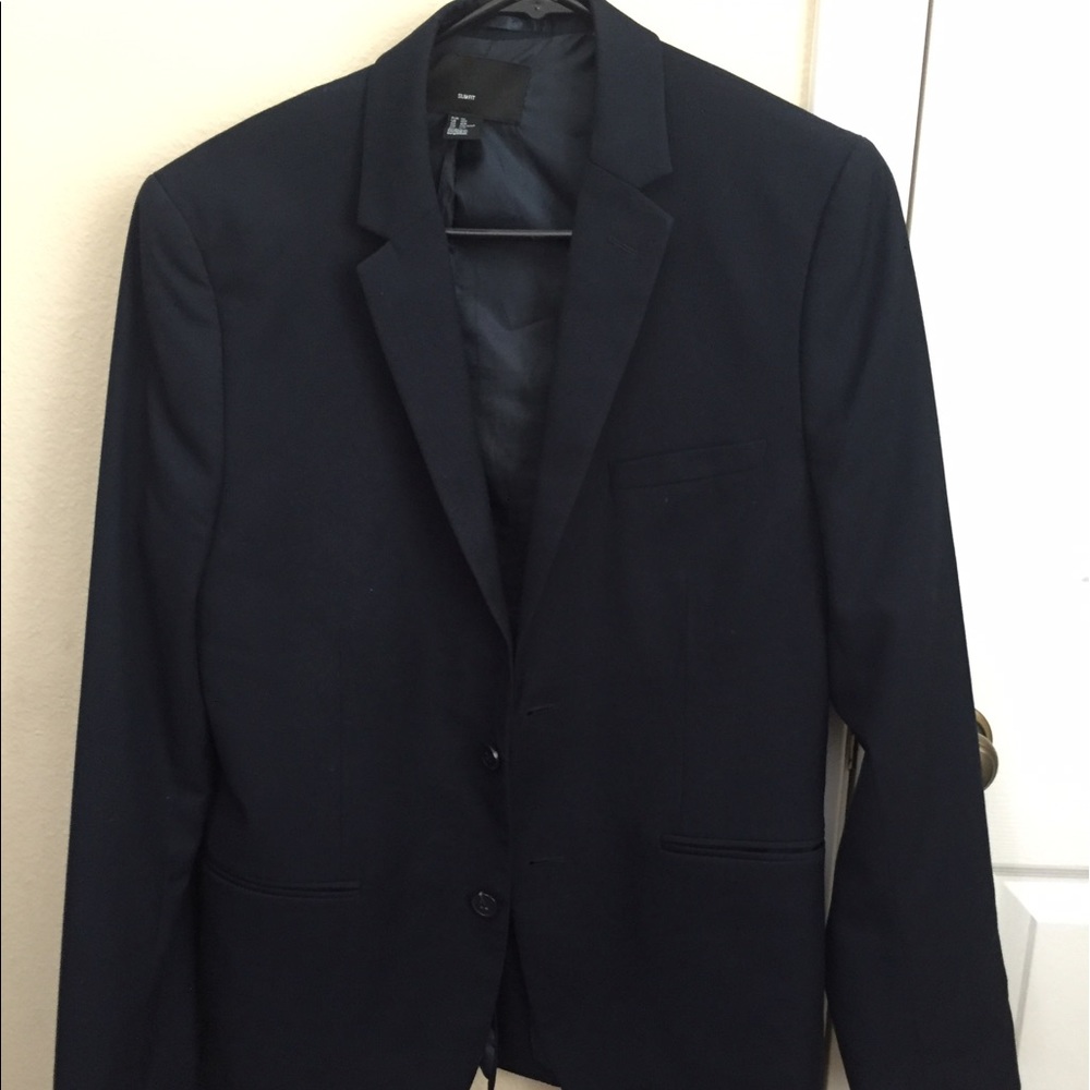 H&M blazer / sports coat (blue)
