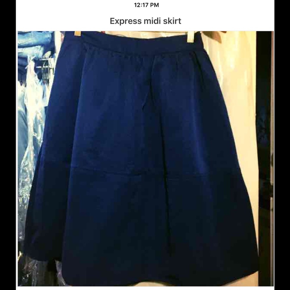 Blue express skirt