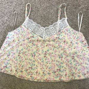 Floral crop top