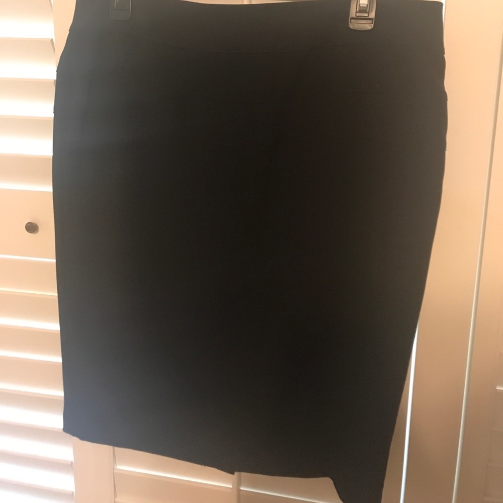Black pencil skirt