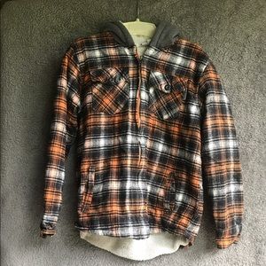 Boys XL Flannel Coat