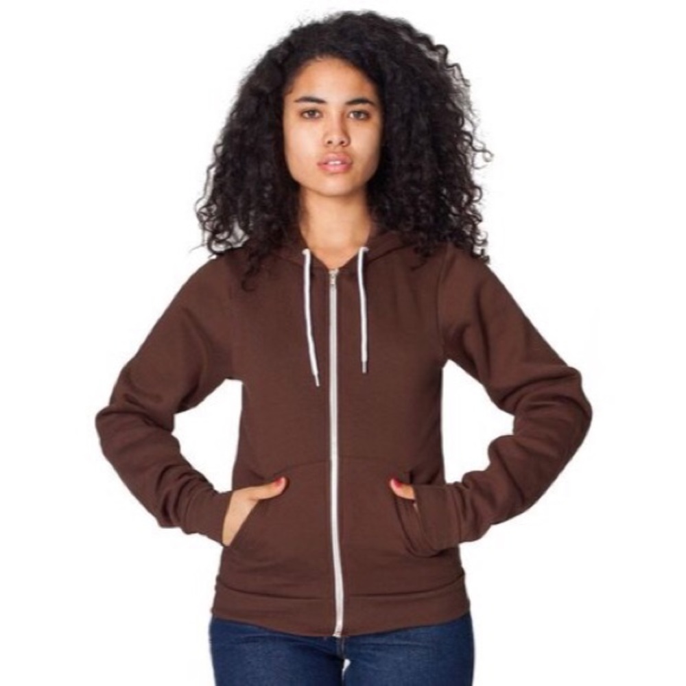 American Apparel Unisex Flex Fleece Zip Hoodie