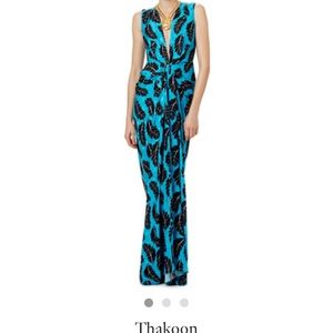 Thakoon Cascading Feathers Gown