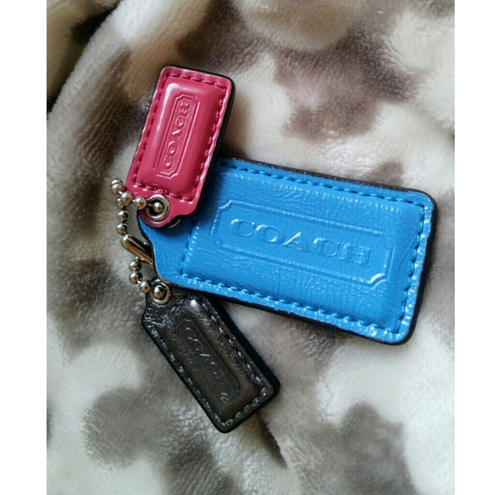 COACH purse keychains