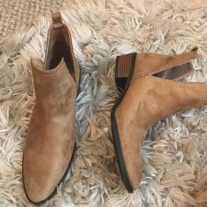 Brown booties from Charlotte Russe