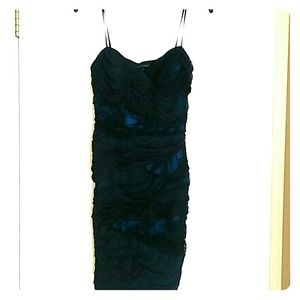 Jr.'s party dress - black/teal