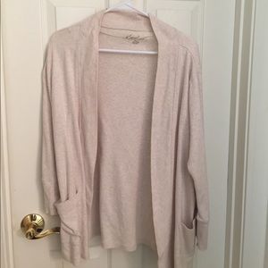 Tan cardigan