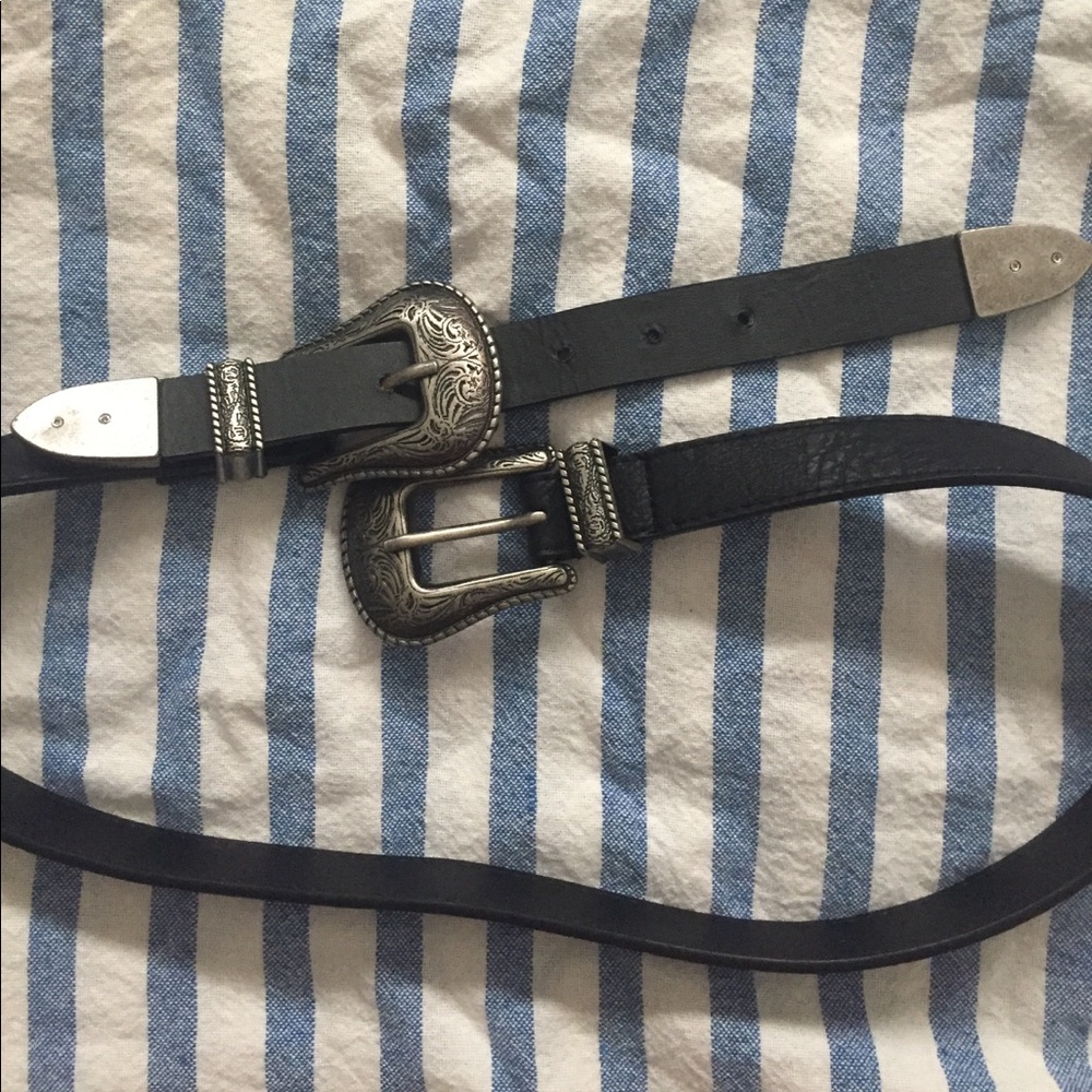 Double buckle belt