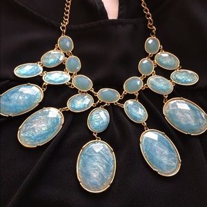 LAST CHANCE MOVING SALE-Blue Opal Necklace Set