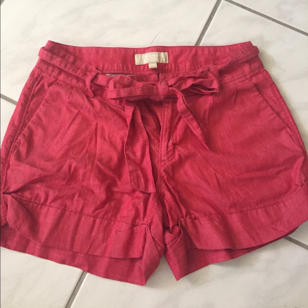 Burnt vintage red Martin fit short