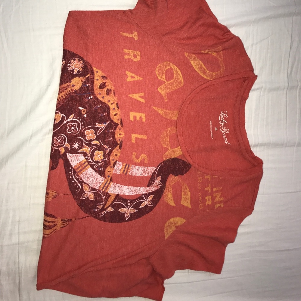 lucky brand elephant shirt