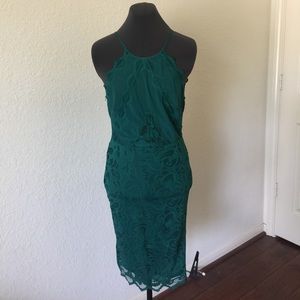 Teal cute dressy cocktail dress