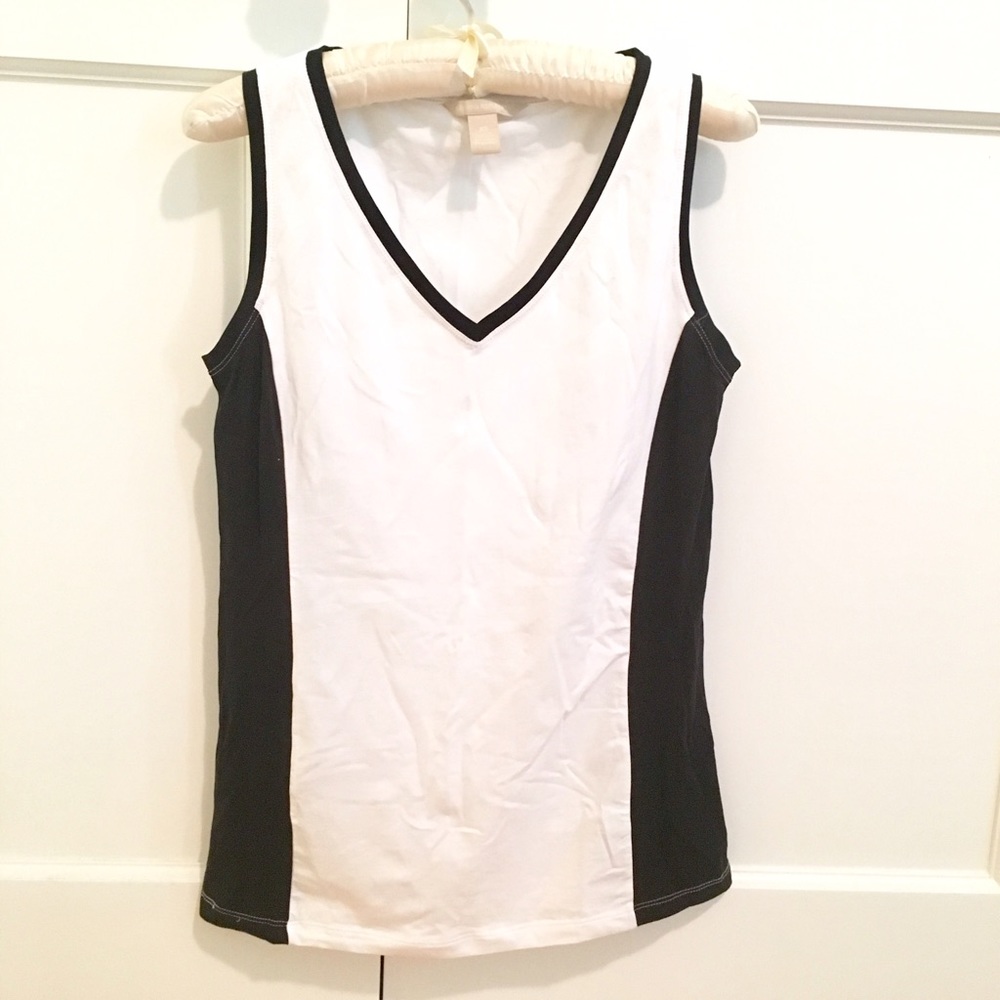 Banana Republic Black and White Tank Top