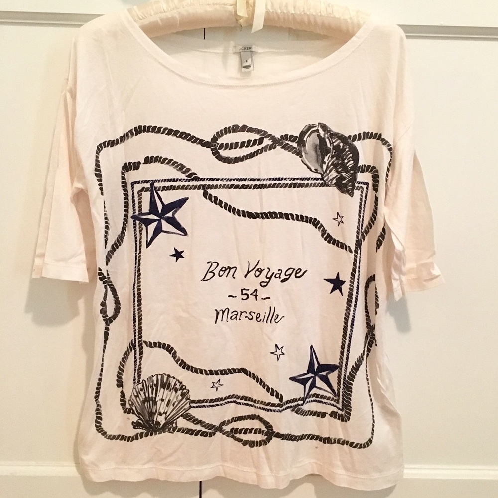 J. Crew Bon Voyage Tee