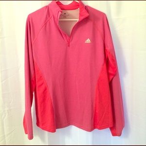 Pink adidas pullover