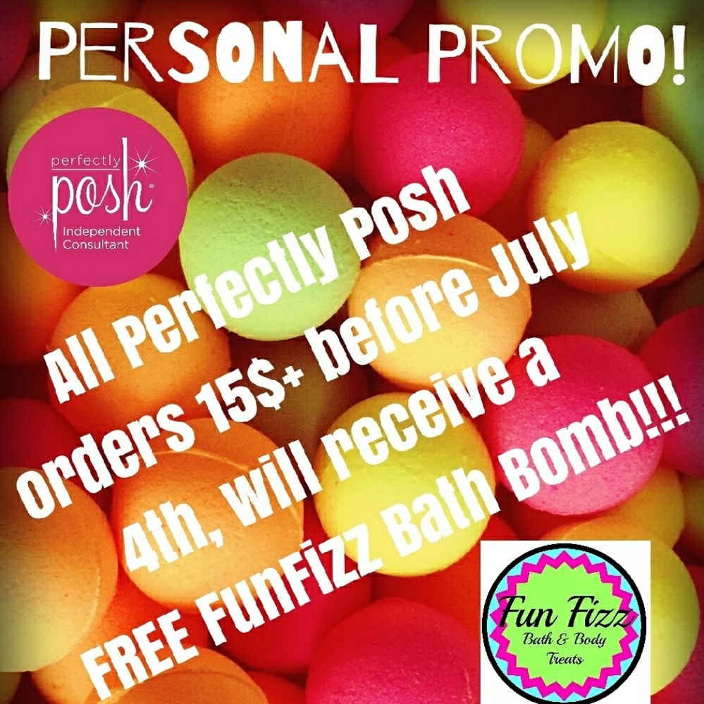 Free Bath Bomb Promo